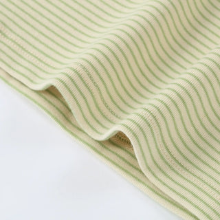 Meadow Mist Stripe Long Sleeve Polo Shirt | Meadow Mist Stripe