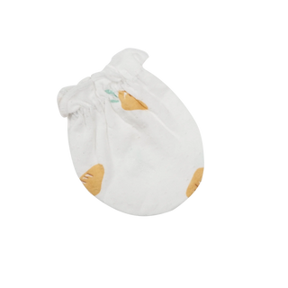 Newborn Baby Mitten | Carrot Print